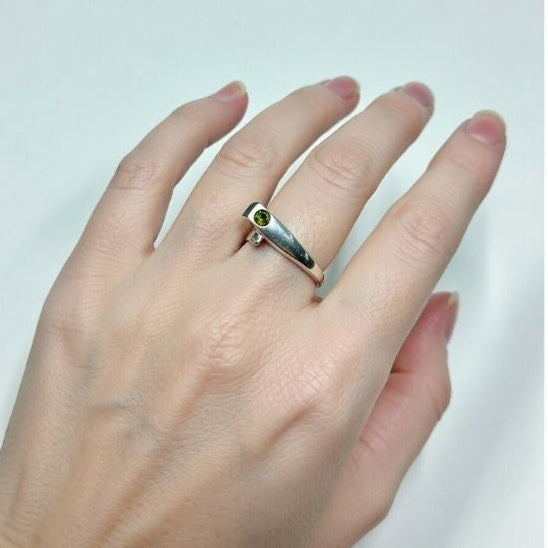 Peridot Prairie Ring