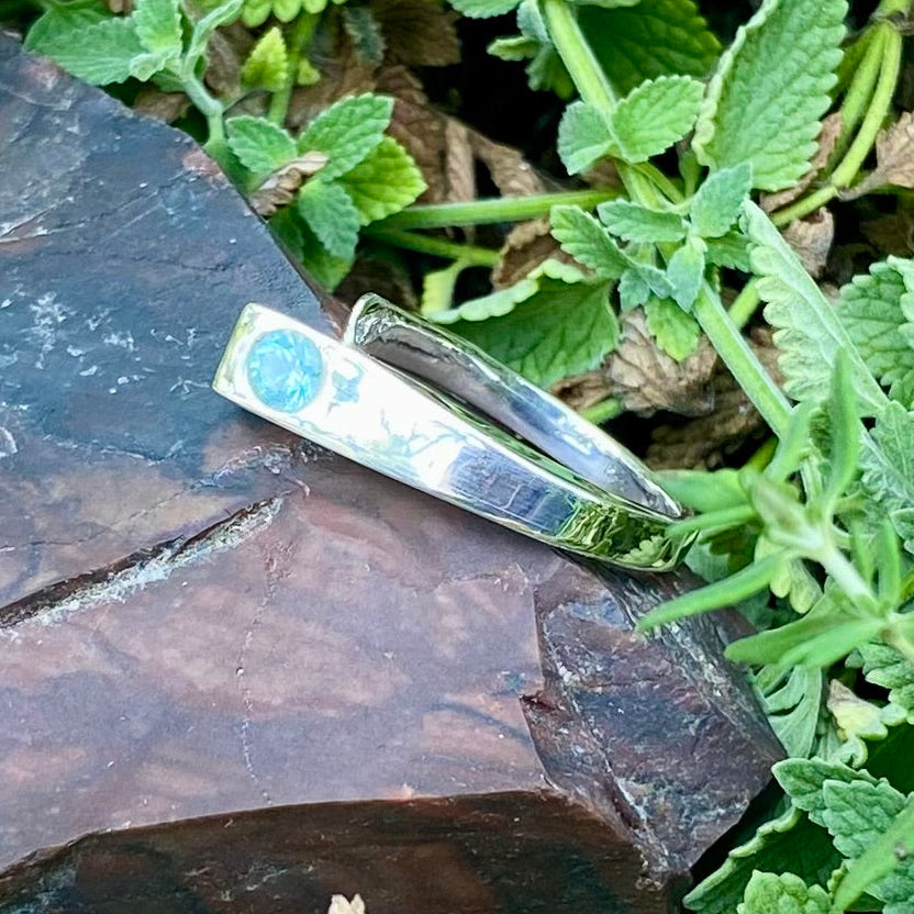 Aquamarine Prairie Ring