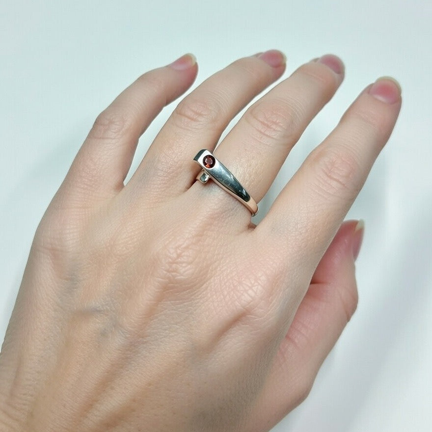 Garnet Prairie Ring