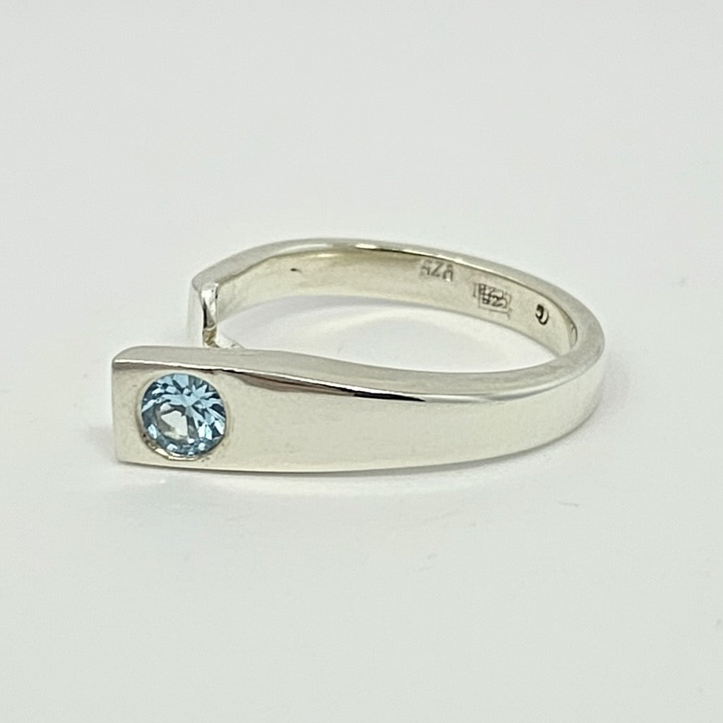 Aquamarine Prairie Ring