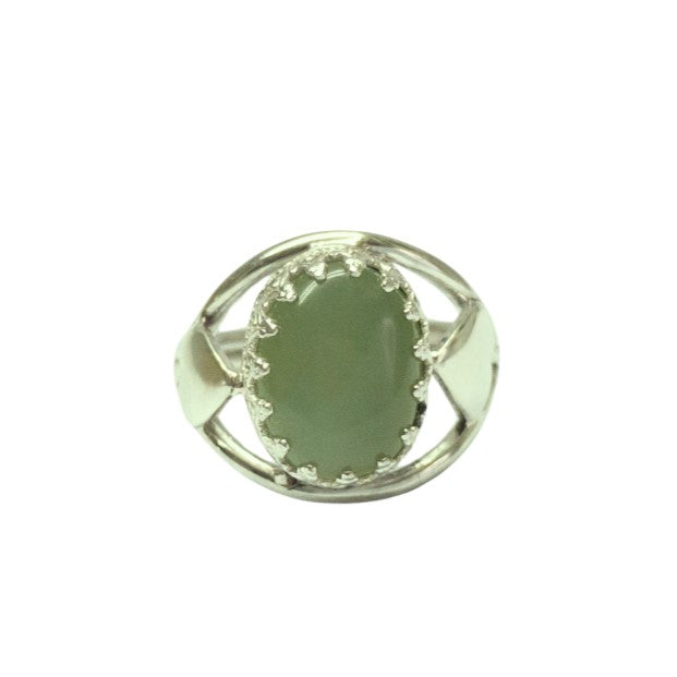Queen Of Hearts Ring - Prehnite