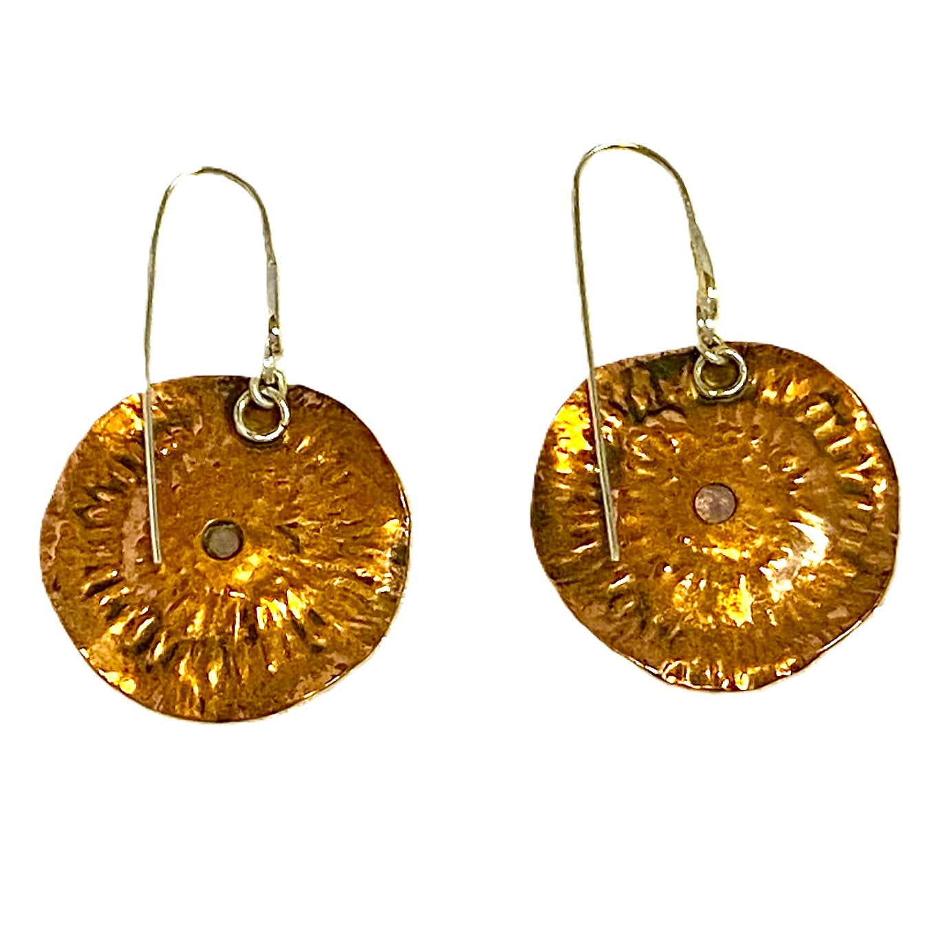 Doubloon Earrings - Peridot